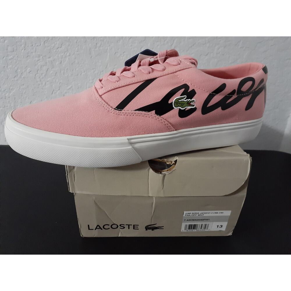 Lacoste Women's Jump Serve Lace Shoes 0121 2 CMA Pink 13 M